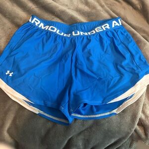 blue underarmour shorts